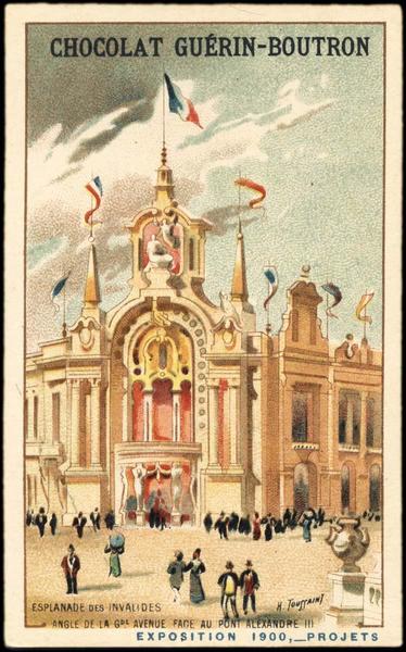 ESPLANADE DES INVALIDES... / EXPOSITION Universelle 1900, -PROJETS (titre inscrit)