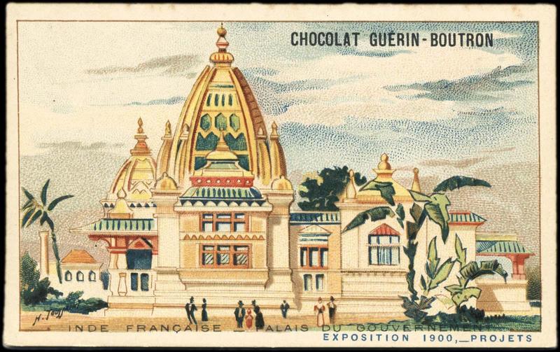 INDE FRANCAISE - PALAIS DU GOUVERNEMENT / EXPOSITION Universelle 1900, -PROJETS (titre inscrit)