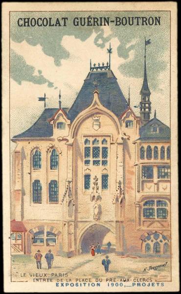 'LE VIEUX PARIS' / ... EXPOSITION Universelle 1900, -PROJETS (titre inscrit)