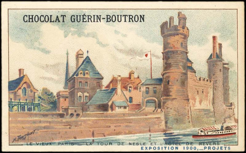 'LE VIEUX PARIS' - LA TOUR DE NESLES ET L'HOTEL DE NEVERS / EXPOSITION Universelle 1900, -PROJETS (titre inscrit)