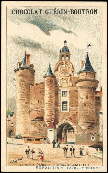 'LE VIEUX PARIS' - LE GRAND CHATELET. / EXPOSITION Universelle 1900, -PROJETS (titre inscrit)