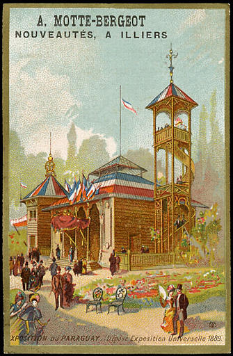 EXPOSITION DU PARAGUAY. (déposé) Exposition Universelle 1889. (titre inscrit)