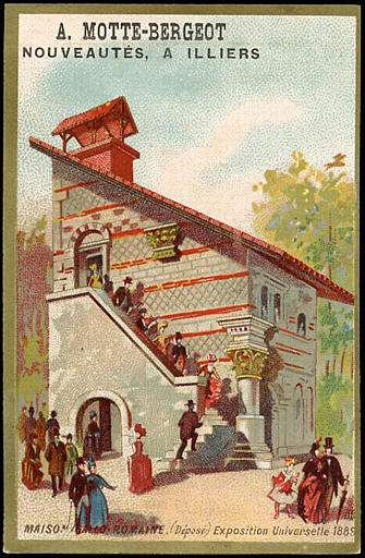 MAISON GALLO-ROMAINE. (déposé) Exposition Universelle 1889. (titre inscrit)