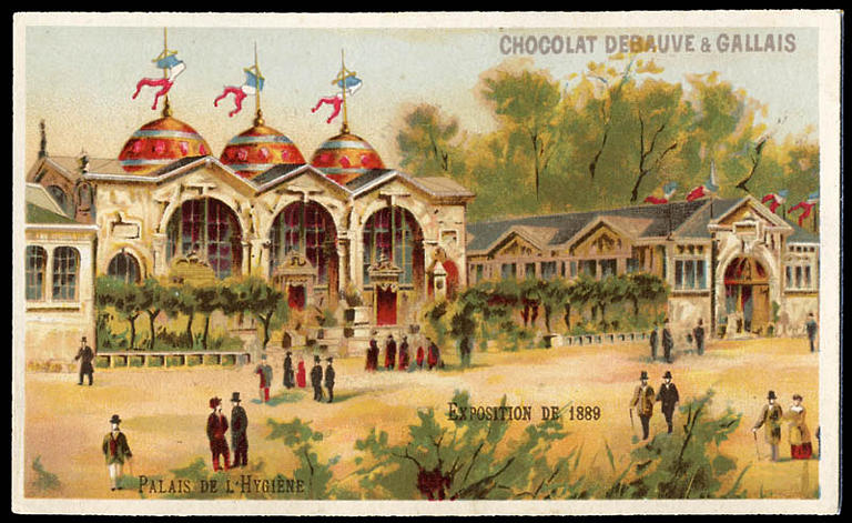 EXPOSITION Universelle DE 1889 / PALAIS DE L'HYGIENE (titre inscrit)