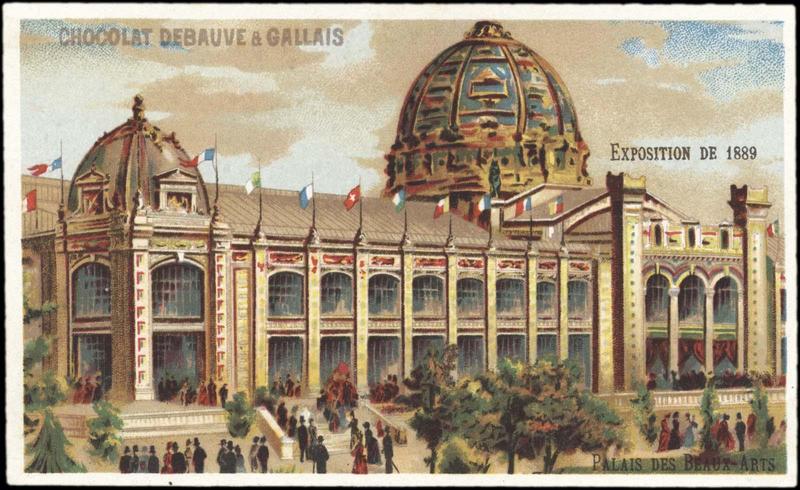 EXPOSITION Universelle DE 1889 / PALAIS DES BEAUX-ARTS (titre inscrit)