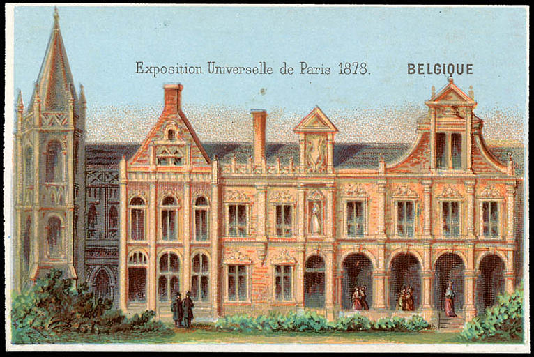 Exposition Universelle de Paris 1878. BELGIQUE (titre inscrit)