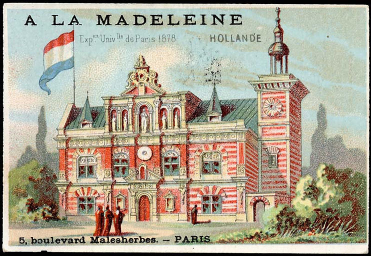 Exposition Universelle de Paris 1878 HOLLANDE (titre inscrit)