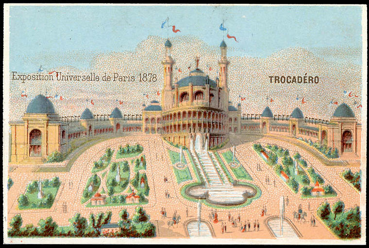 Exposition Universelle de Paris 1878 TROCADERO (titre inscrit)