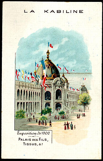 Exposition Universelle de 1900 / PALAIS DES FILS, TISSUS, & a. (titre inscrit)