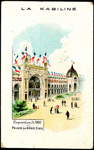 Exposition Universelle de 1900 / PALAIS DU GENIE CIVIL (titre inscrit)