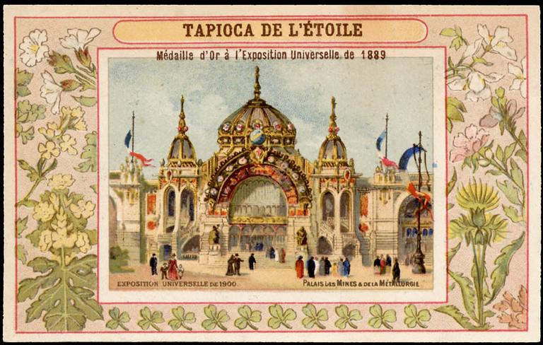 EXPOSITION UNIVERSELLE DE 1900 / PALAIS LES MINES & DE LA METALLURGIE (titre inscrit)