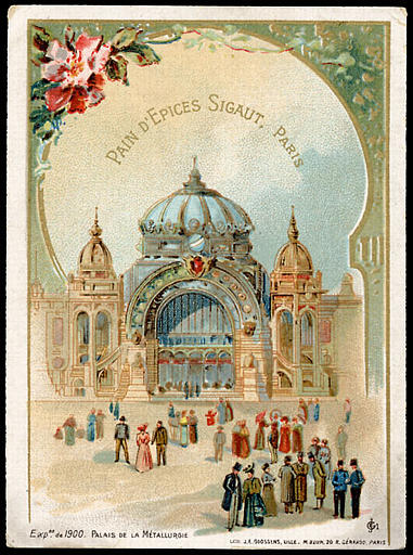 Exposition Universelle de 1900. PALAIS DE LA METALLURGIE (titre inscrit)