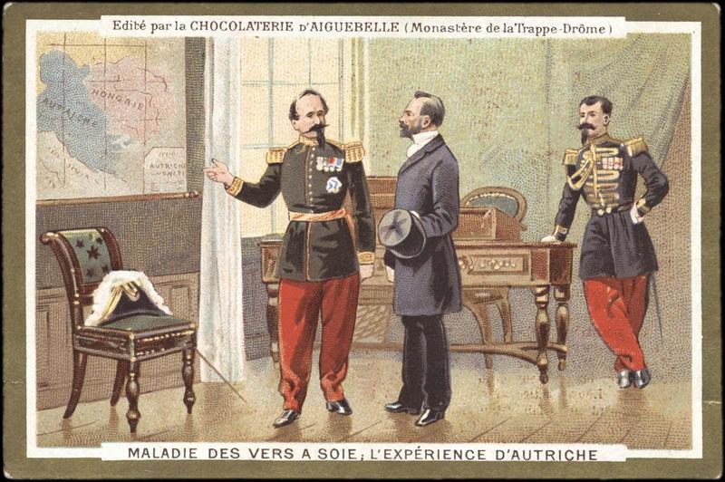 MALADIE DES VERS A SOIE ; L'EXPERIENCE D'AUTRICHE (titre inscrit)