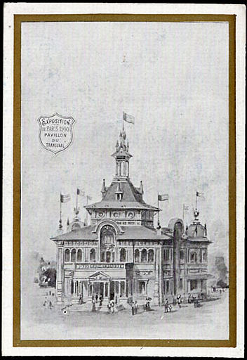 EXPOSITION universelle / DE PARIS 1900 / PAVILLON / DU / TRANSVAAL (titre inscrit)