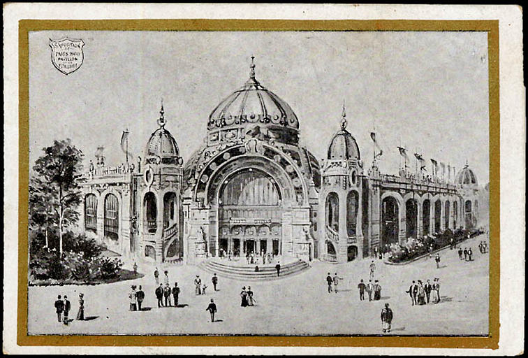 EXPOSITION universelle / DE PARIS 1900 / PAVILLON / (illisible) (titre inscrit)