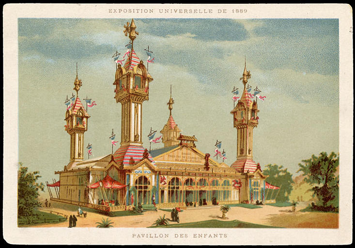 [exposition universelle 1889] PAVILLON DES ENFANTS (titre inscrit)