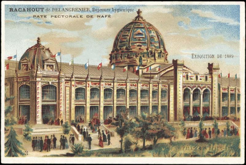 [exposition universelle 1889] PALAIS DES BEAUX-ARTS (titre inscrit)