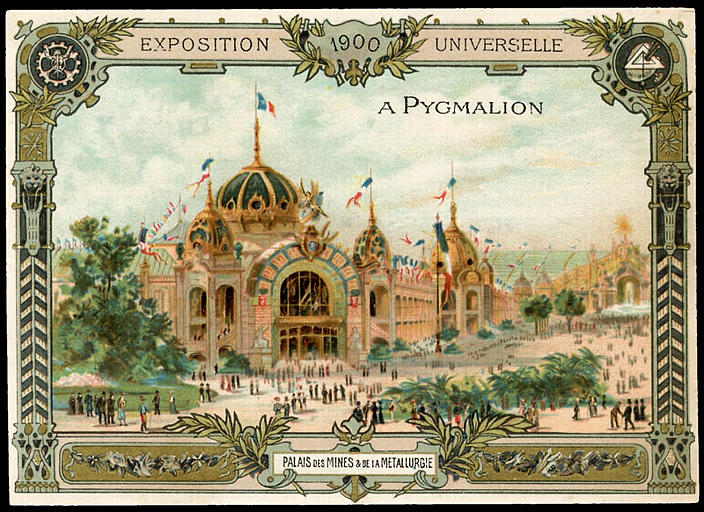 [exposition universelle 1900] PALAIS DES MINES ET DE LA METALURGIE (titre inscrit)