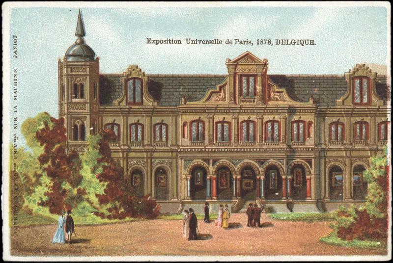 Exposition Universelle de Paris, 1878, BELGIQUE. (titre inscrit)