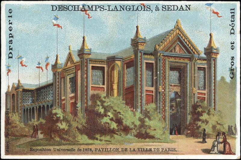 Exposition Universelle de 1878, PAVILLON DE LA VILLE DE PARIS. (titre inscrit)