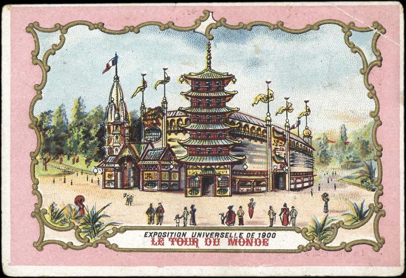 EXPOSITION UNIVERSELLE DE 1900 / LE TOUR DU MONDE (titre inscrit)