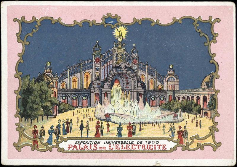 EXPOSITION UNIVERSELLE DE 1900 / PALAIS DE L'ELECTRICITE (titre inscrit)