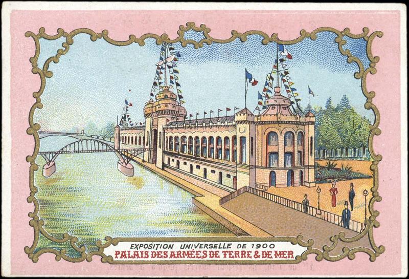 EXPOSITION UNIVERSELLE DE 1900 / PALAIS DES ARMEES DE TERRE ET DE MER (titre inscrit)