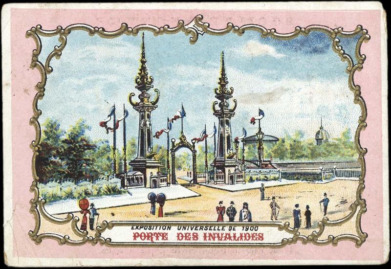 EXPOSITION UNIVERSELLE DE 1900 / PORTE DES INVALIDES (titre inscrit)