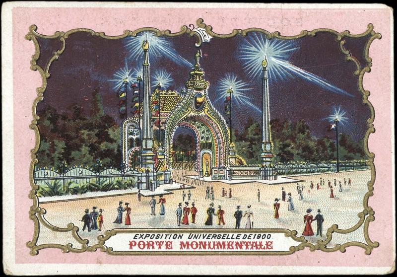 EXPOSITION UNIVERSELLE DE 1900 / PORTE MONUMENTALE (titre inscrit)