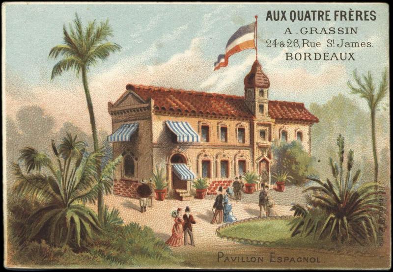 [EXPOSITION UNIVERSELLE 1878] PAVILLON ESPAGNOL. (titre inscrit)