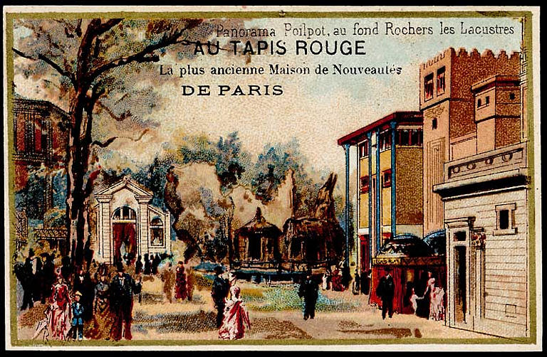 [exposition universelle 1889] Panorama Poilpot, au fond Rochers les Lacustres (titre inscrit)