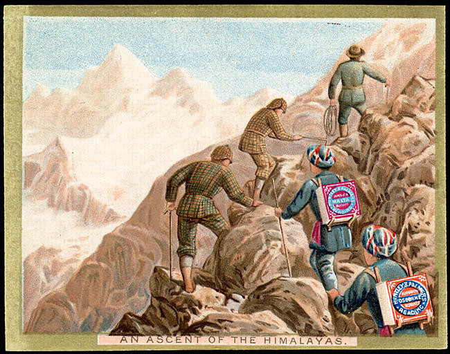 AN ASCENT OF THE HIMALAYAS. (titre inscrit)