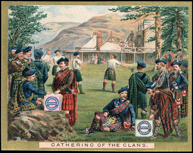 CATHERING OF THE CLANS. (titre inscrit)