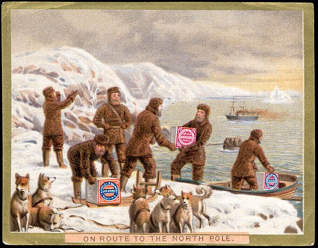 ON ROUTE TO THE NORTH POLE. (titre inscrit)