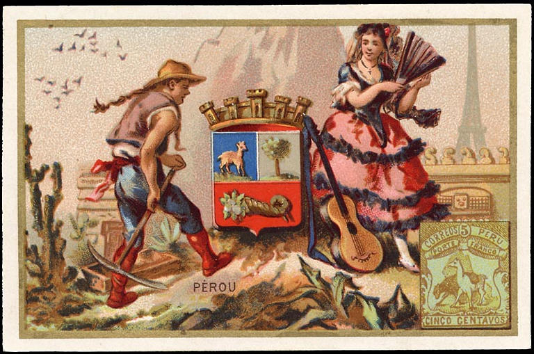 [EXPOSITION UNIVERSELLE 1889] PEROU (titre inscrit)