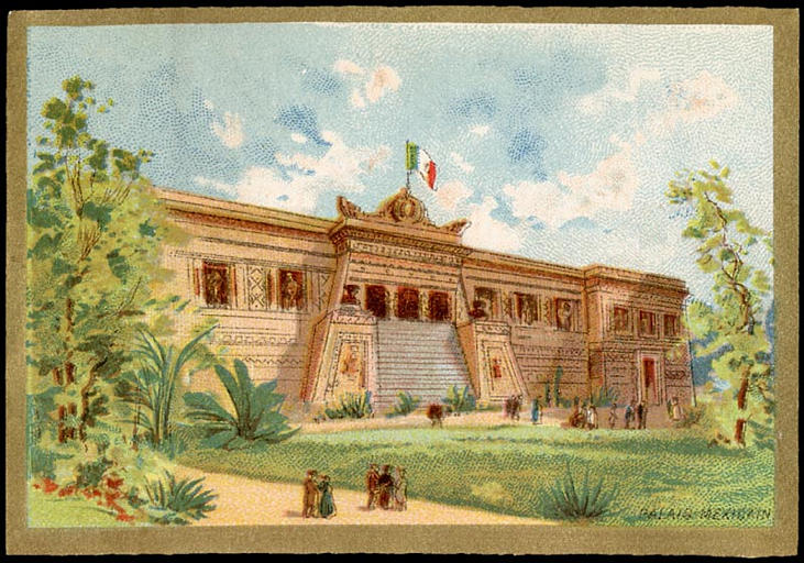 PALAIS MEXICAIN. (titre inscrit) [exposition universelle 1889]