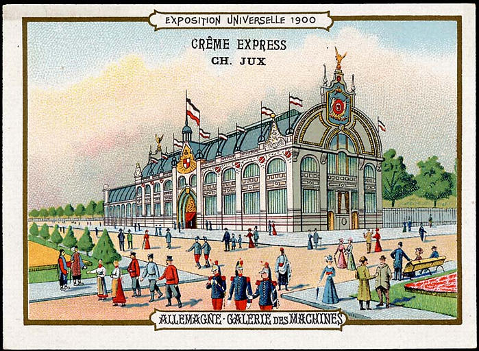 EXPOSITION UNIVERSELLE 1900 / ALLEMAGNE. GALERIE DES MACHINES (titre inscrit)