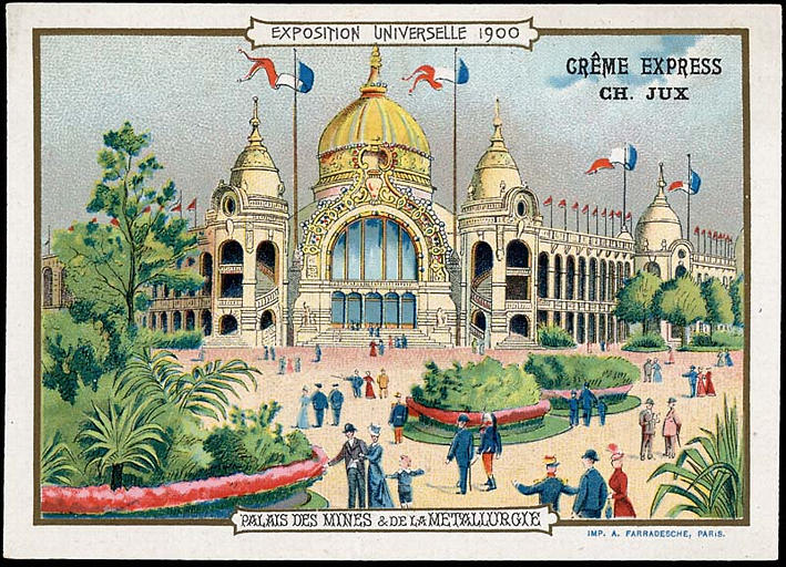 EXPOSITION UNIVERSELLE 1900 / PALAIS DES MINES & DE LA METALLURGIE (titre inscrit)