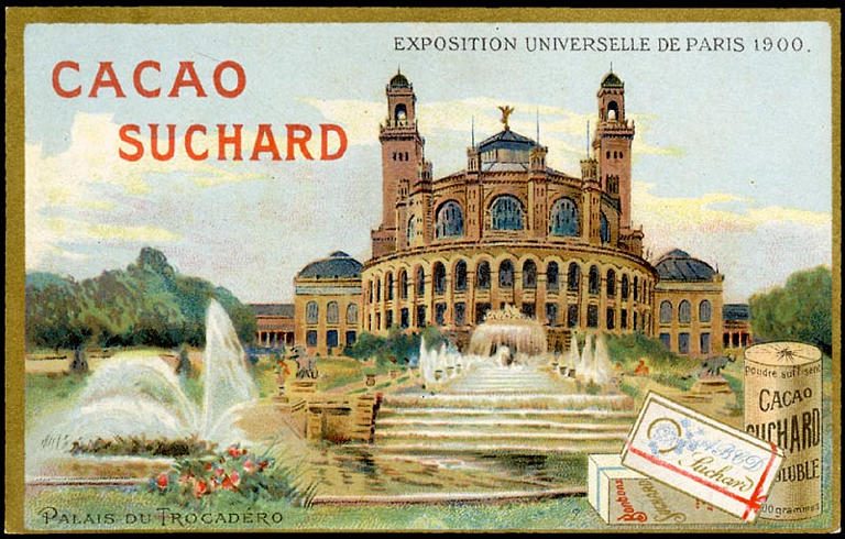 EXPOSITION UNIVERSELLE / DE PARIS 1900. / PALAIS DU TROCADERO (titre inscrit)
