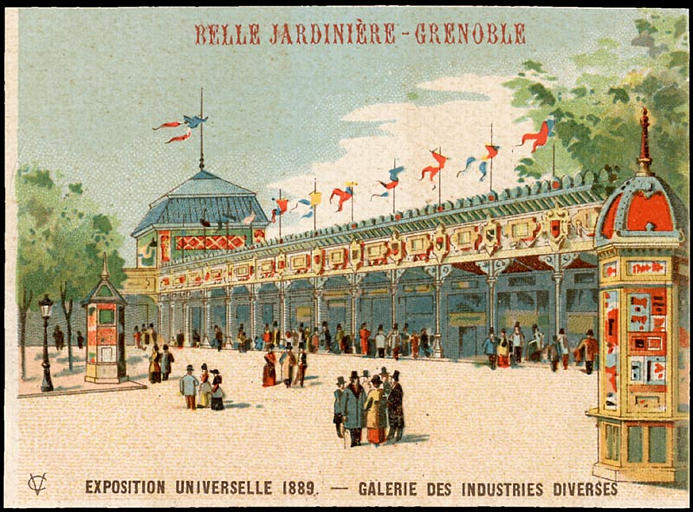 [EXPO UNIV 1889] EXPOSITION UNIVERSELLE 1889. - GALERIE DES INDUSTRIES DIVERSES (titre factice)