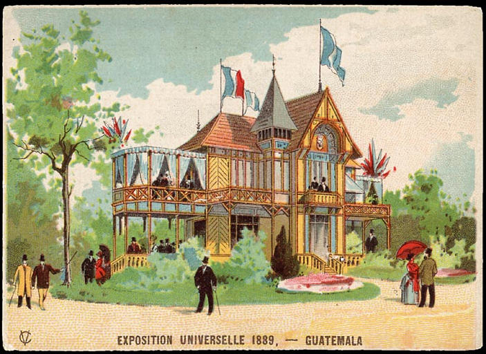 [EXPO UNIV 1889] EXPOSITION UNIVERSELLE 1889. - GUATEMALA (titre inscrit)