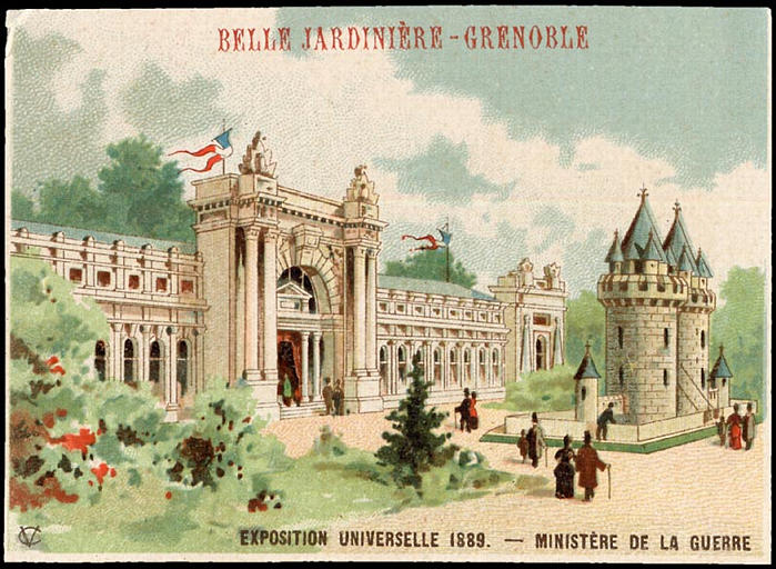 [EXPO UNIV 1889] EXPOSITION UNIVERSELLE 1889. - MINISTèRE DE LA GUERRE (titre factice)