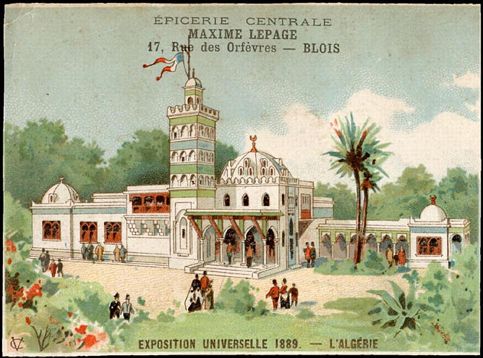 [EXPO UNIV 1889] EXPOSITION UNIVERSELLE 1889. - L'ALGERIE (titre factice)