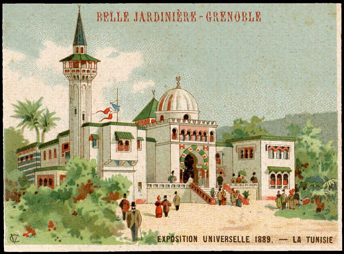 [EXPO UNIV 1889] EXPOSITION UNIVERSELLE 1889. - LA TUNISIE (titre factice)