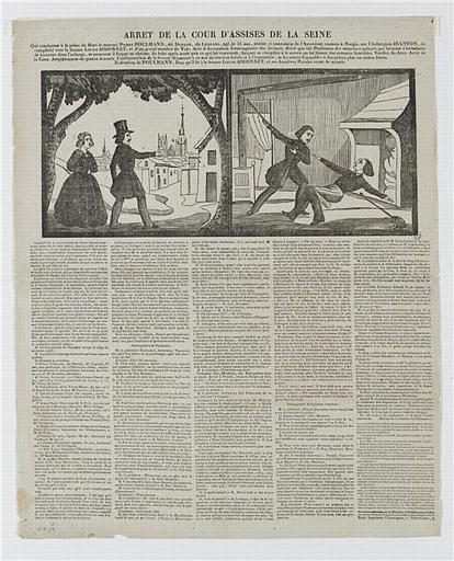 ARRET DE LA COUR D'ASSISES DE LA SEINE (titre inscrit)