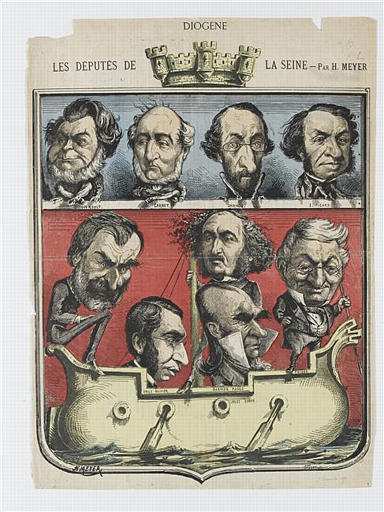 DIOGENE / LES DEPUTES DE LA SEINE (titre inscrit)