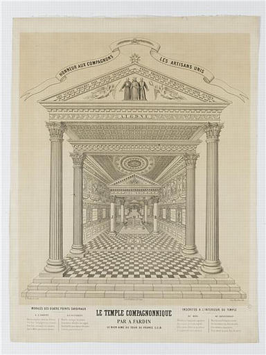 LE TEMPLE COMPAGNONNIQUE (titre inscrit)