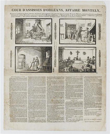 COUR D'ASSISES D'ORLEANS, AFFAIRE MONTELY (titre inscrit)