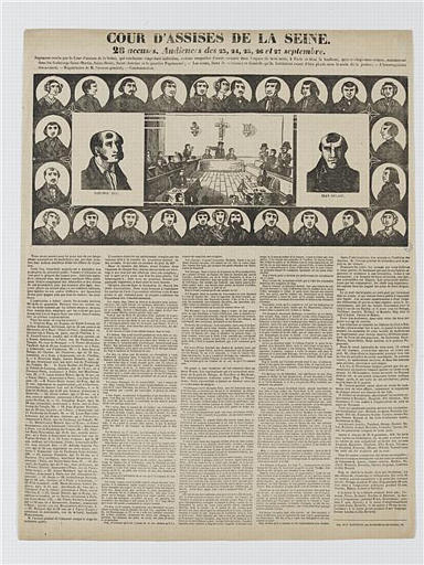 COUR D'ASSISES DE LA SEINE (titre inscrit)