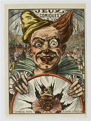 JEUX COMIQUES (titre inscrit, français, anglais, espagnol)